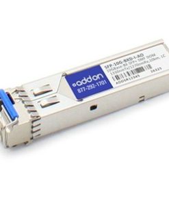 AddOn SFP-10G-BXD-I-AO Cisco SFP-10G-BXD-I Compatible TAA Compliant 10GBase-BX SFP+ Transceiver (SMF, 1330nmTx/1270nmRx, 10km, LC, DOM, Rugged)