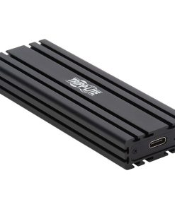 Tripp Lite U457-1M2-NVMEG2 USB C to M.2 NVMe SSD M-Key Enclosure Adapter USB 3.1 Gen 2 UASP Black