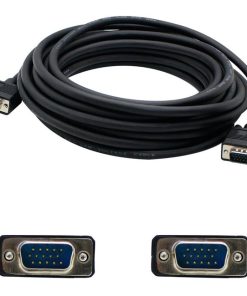 AddOn VGAMM35A 35ft VGA Male to VGA Male Black Cable For Resolution Up to 1920×1200 (WUXGA)
